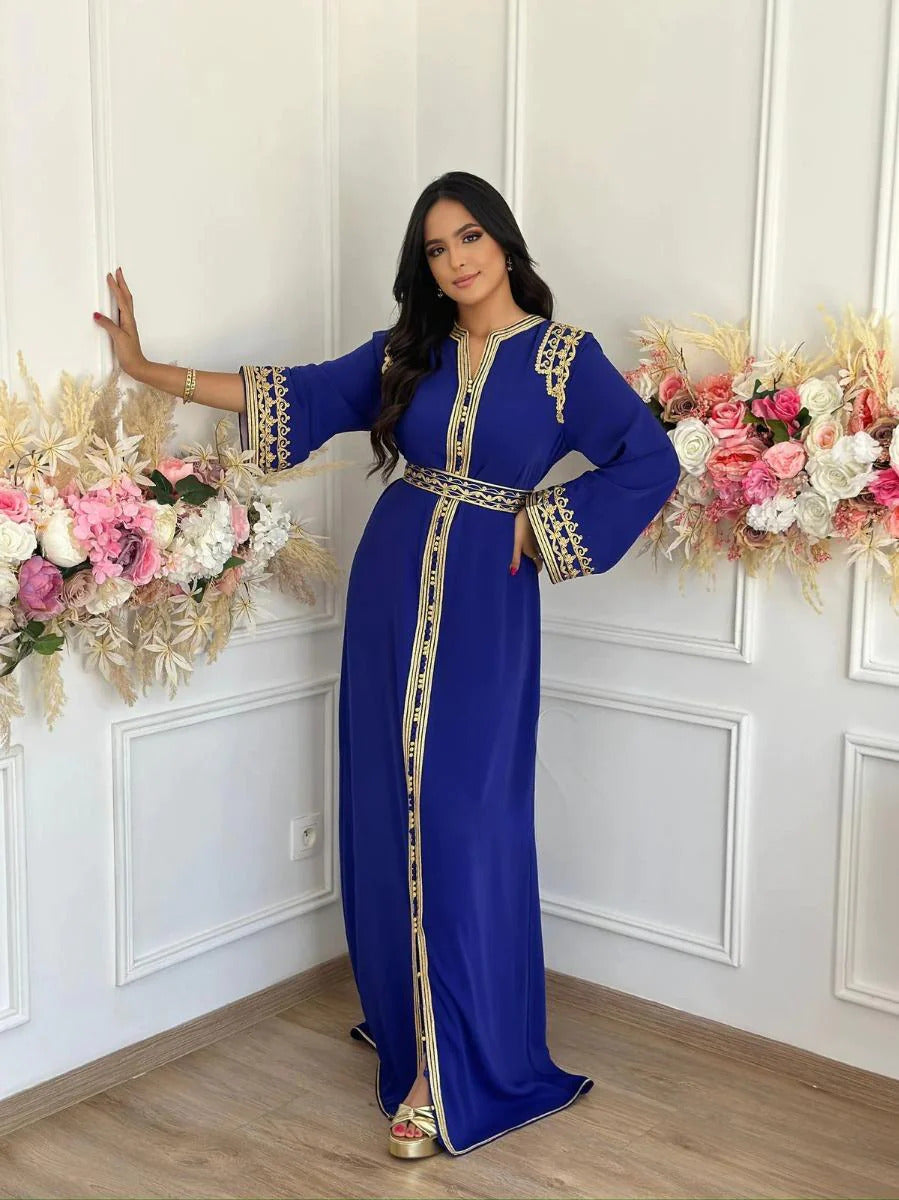 Kaoutar Kaftan – Handcrafted Moroccan Dress – product view 3