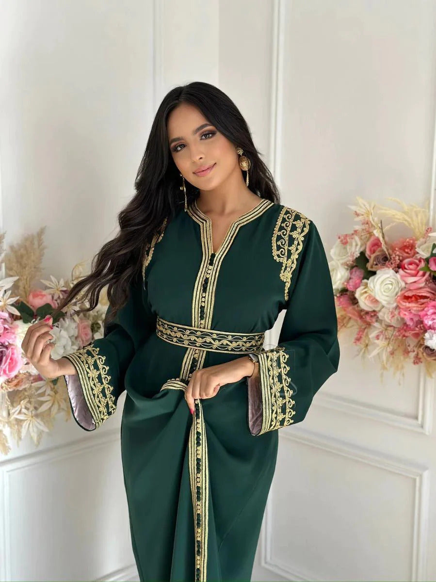 Kaoutar Kaftan – Handcrafted Moroccan Dress – product view 5
